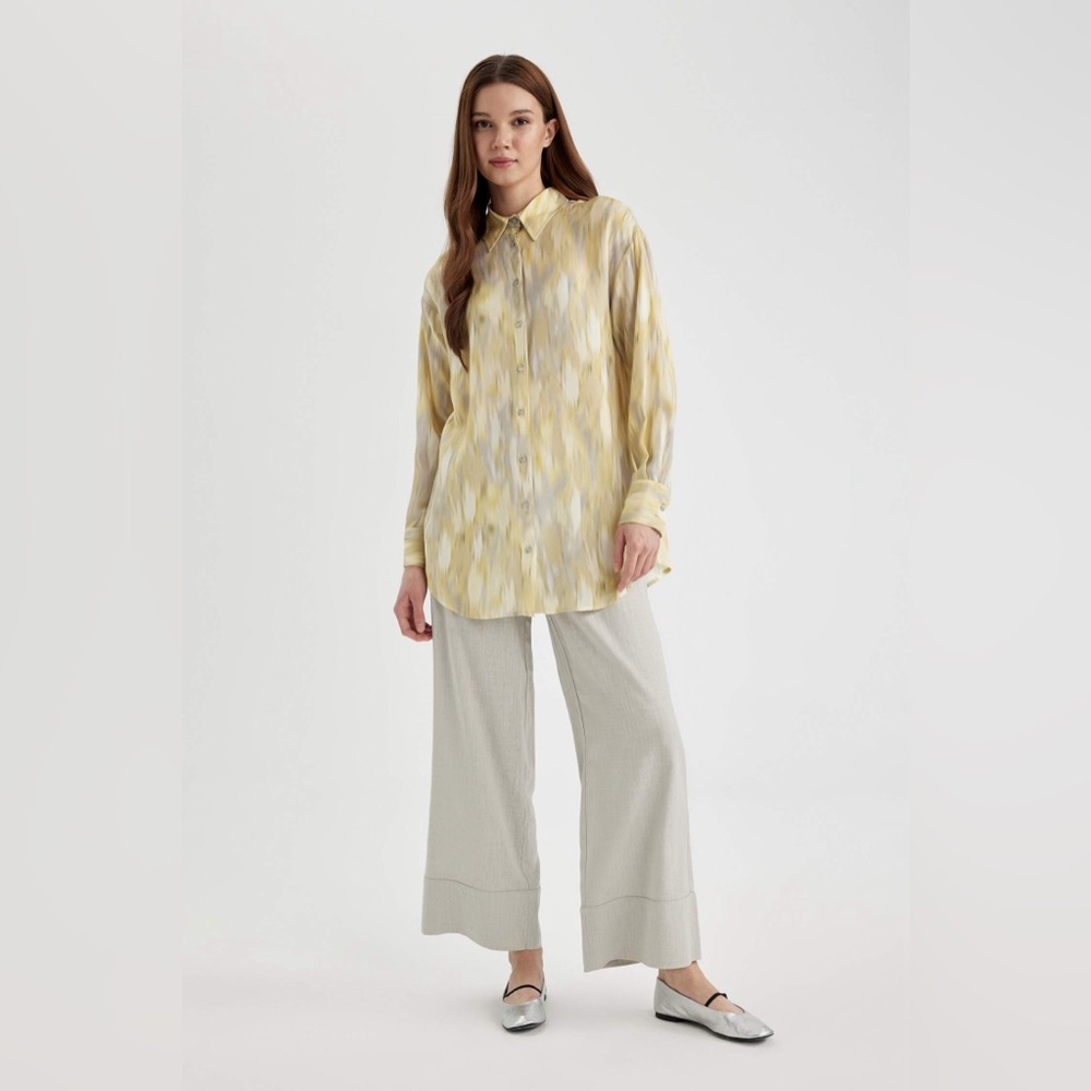 Charles Nolan New York Yellow Blouse Size 12